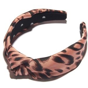 NWOT Lele Sadoughi Blush Leopard Headband